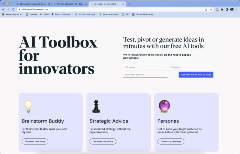 AI tools for innovators