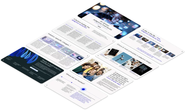 AI-driven Adaptive Interfaces mockup BOI