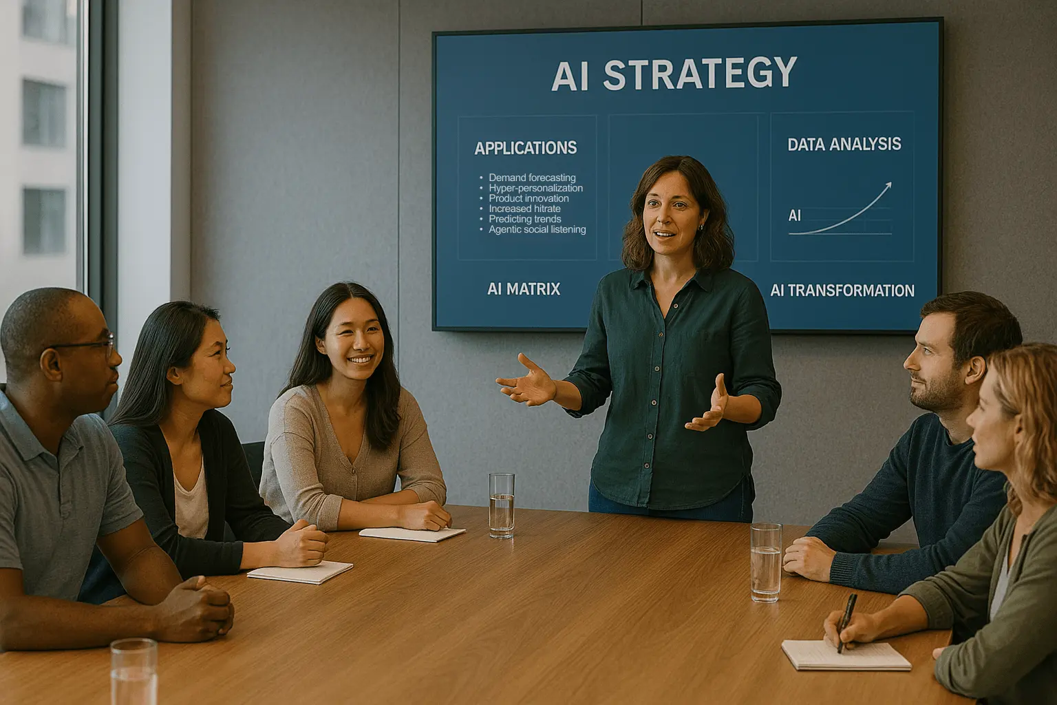 AI transformation top-down approach