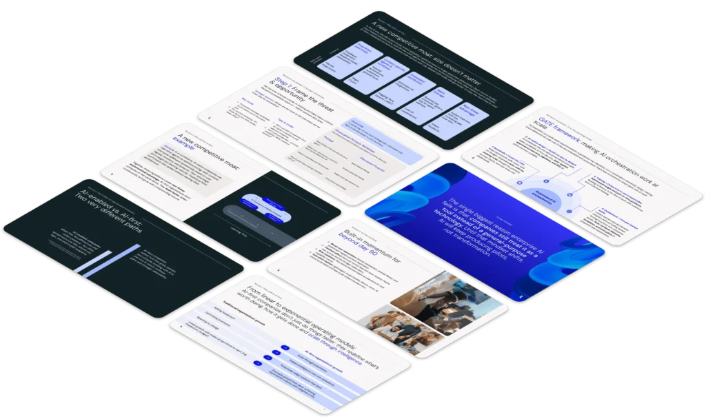 AI first guide mockup
